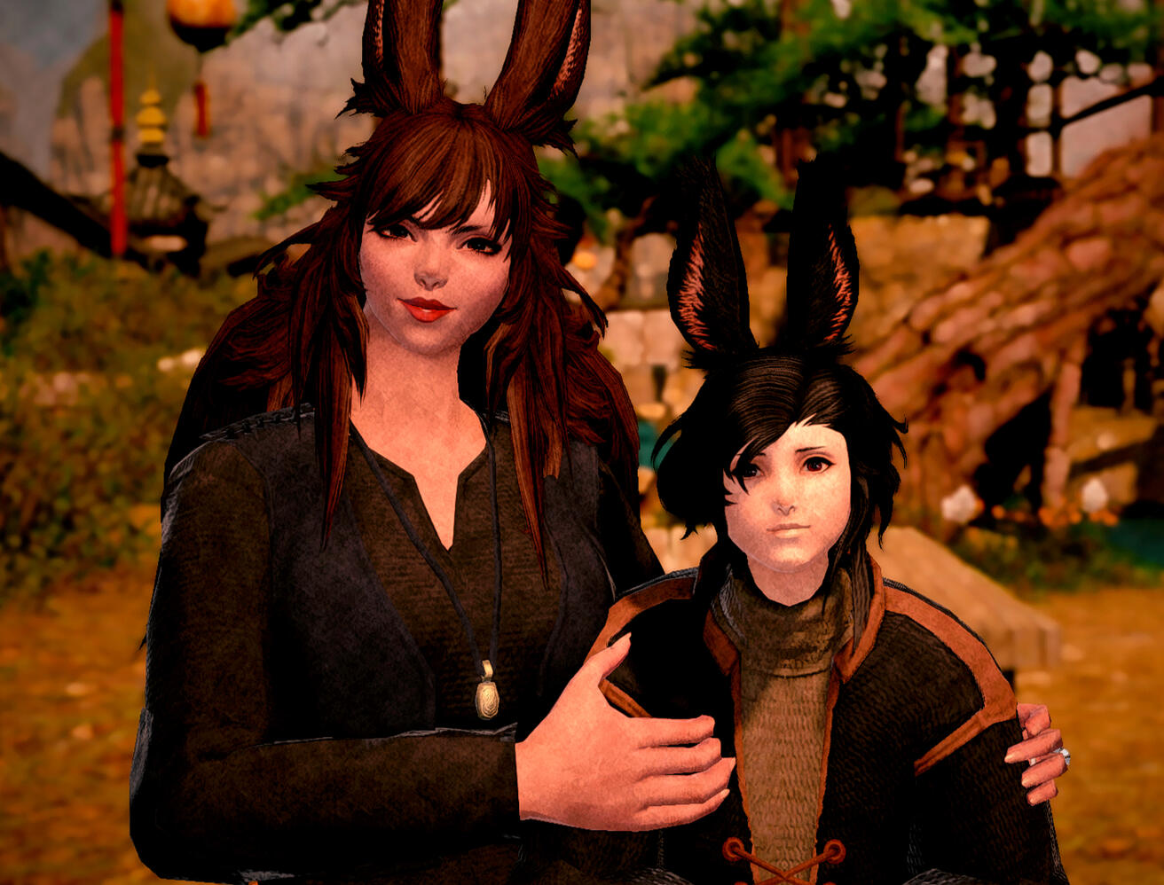 Young Lycidas and his mother, Delia.